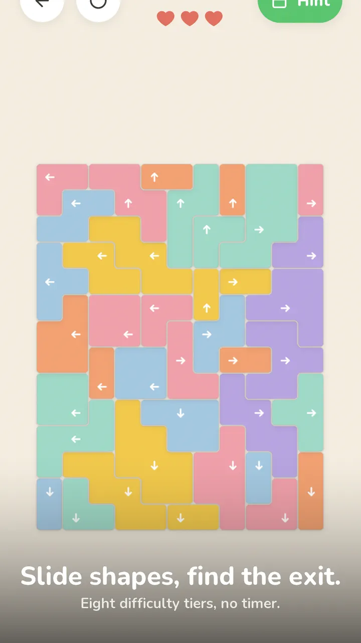 Shapes · Puzzle Escape – Screenshot 1