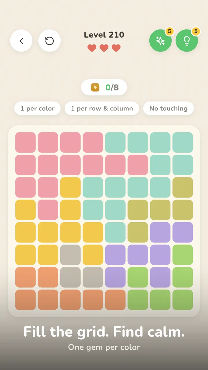 Tiles · Logic Puzzle – Screenshot 1