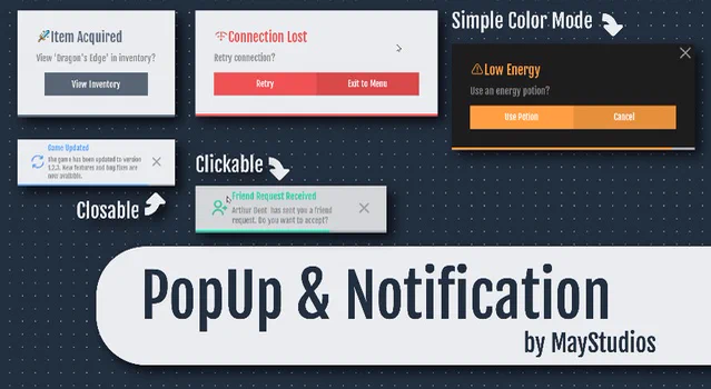May Pop-up & Notification System — Fab store thumbnail